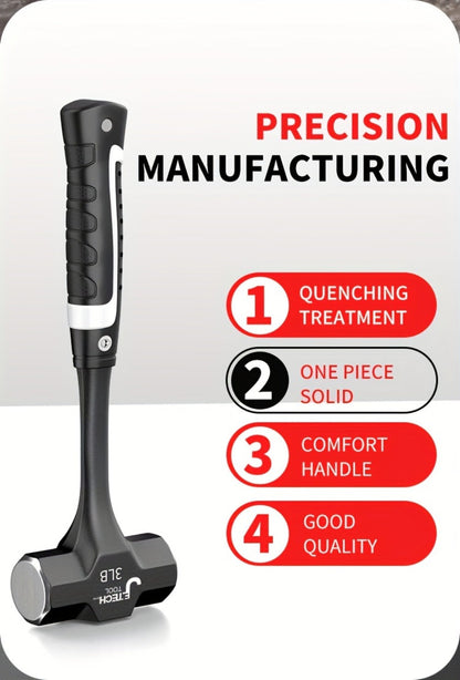 Octagonal Hammer 2/3/, Handle, Professional Masonry & Demolition Sledge Hammer for Stone, Concrete