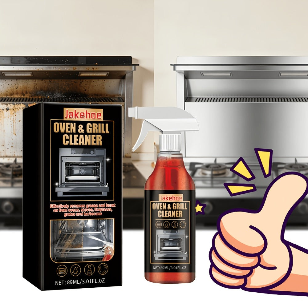 Oven Cleaner Foam Spray 3-Pack Stove & Grill Degreaser Removes Stubborn Baked-On Grease for Home Cooking, Dining and Outdoor Meals