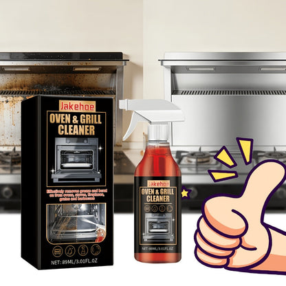 Oven Cleaner Foam Spray 3-Pack Stove & Grill Degreaser Removes Stubborn Baked-On Grease for Home Cooking, Dining and Outdoor Meals