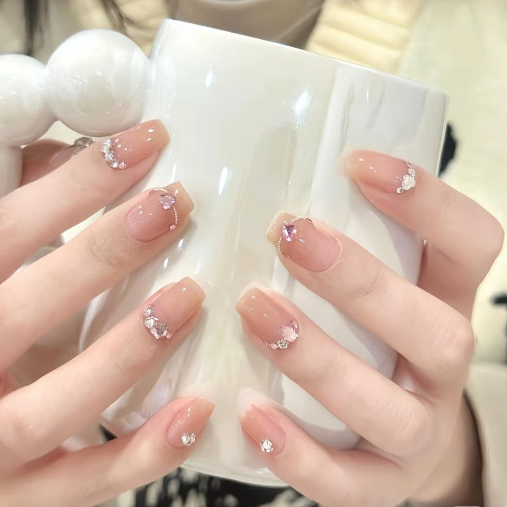Acrylic Nail Kit 23-in-1 Complete Set with 12 Glitter Colors White & Pink Powder – DIY Nail Extension System No Glue No Liquid Needed