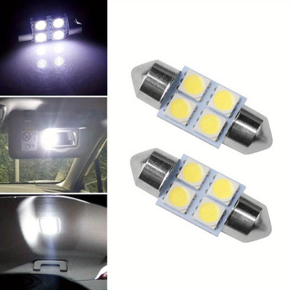 Car LED Interior Light Bulb Kit 56PCS 12V T10 Universal Fit | Map Dome Reading License Plate Luggage Compartment LED Replacement Bulbs