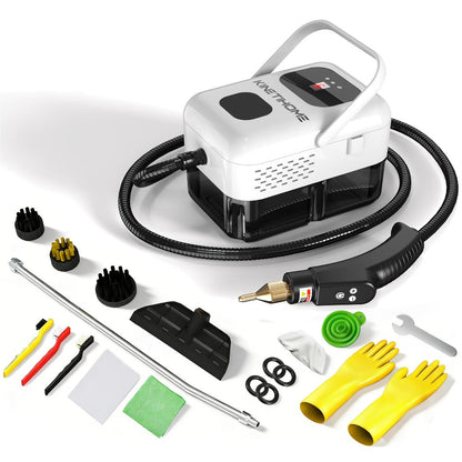 Steam Cleaner Handheld High Pressure Portable, Deep Clean for Kitchen Grease Range Hood Sofa Tile Grout Car AC Washing Machine