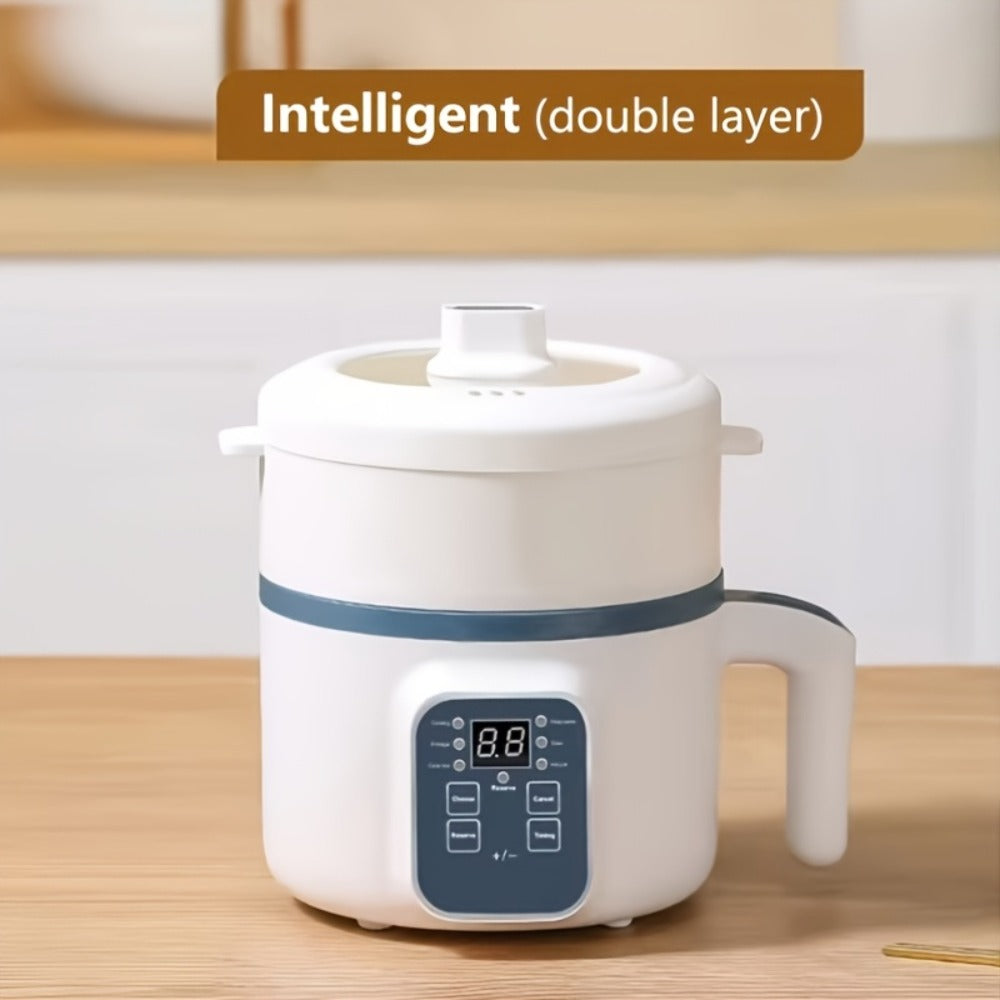Electric Hot Pot 1.7L Multifunctional for Entryways, Bedrooms and Living Spaces, with the Listed Configuration