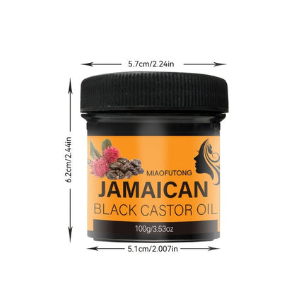 Black Castor Oil Hair Milk 5pcs, 100% Jamaica Pure Cold-Pressed Castor Oil Leave-In for Curly, Coily & Textured Hair