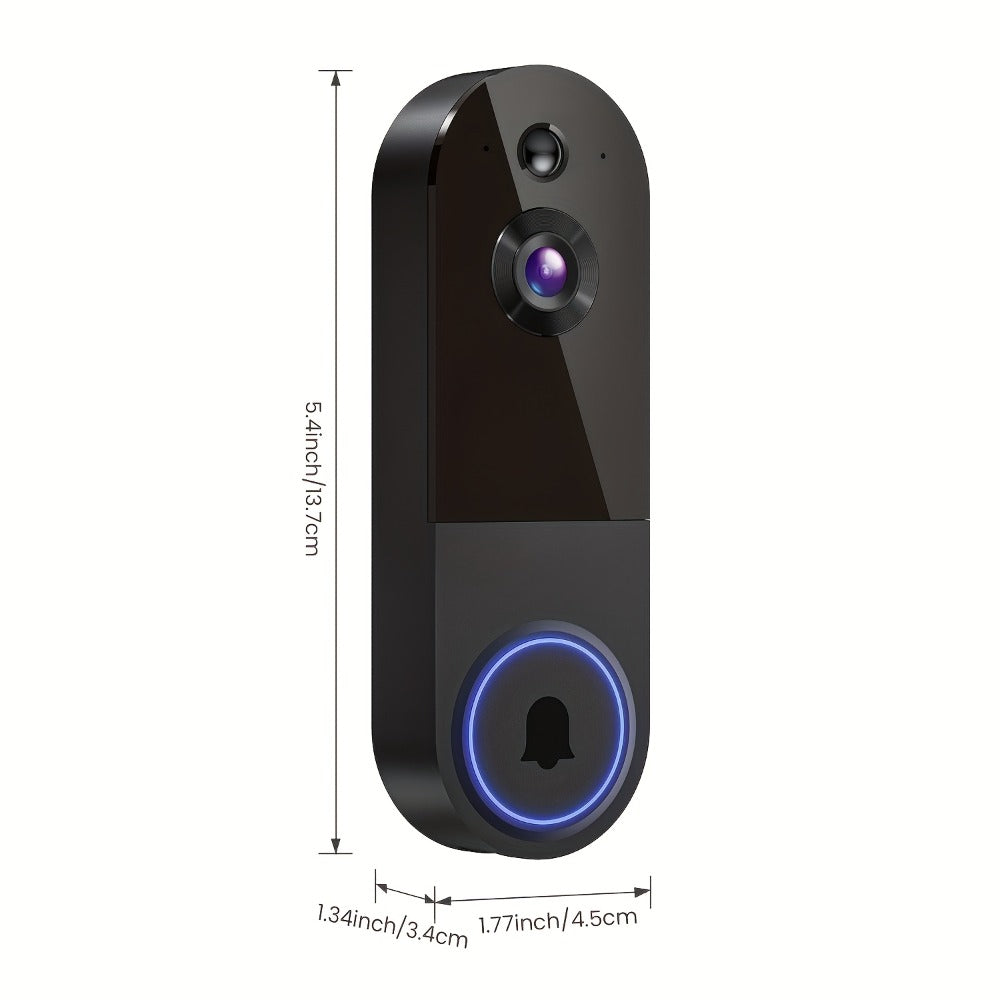 1440P Wireless Video Doorbell Camera WiFi Smart Doorbell with Night Vision Two-Way Audio Motion Detection Rechargeable Battery Local Storage