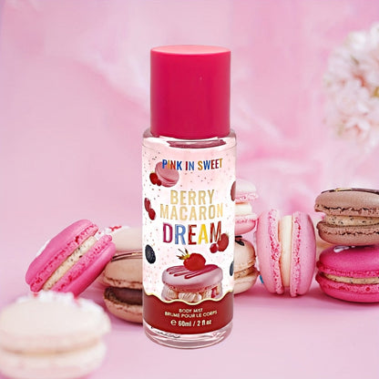 Women's Fragrance Gift Set - Body & Hair Perfume Spray 4-Piece Set 2 fl oz Each, Sweet Scent for Date Party & Gifting