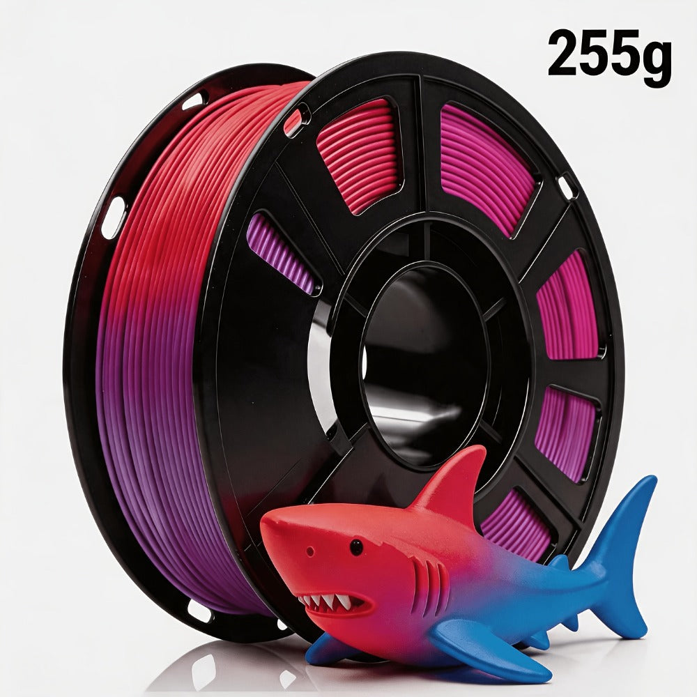 Rainbow PLA Filament 1.75mm Single Dual Triple Color Vacuum Packed, Neatly Wound High Precision ±0.02mm Smooth Printing