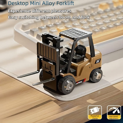 RC Forklift Toy 1/64 Scale Alloy Die Cast Remote Control Forklift Truck with the Listed Color, Size or Set Options for Everyday Use