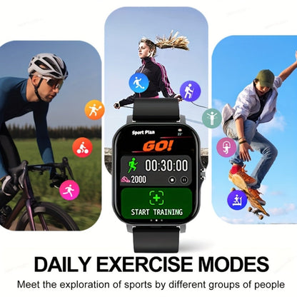 Smartwatch Unisex GPS 1.83" Full Touch – Wireless Calling, Music Playback, Remote Camera Control, Multi-Sport Fitness Tracker, Message