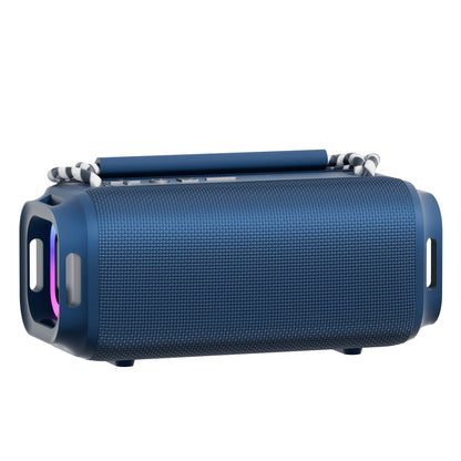 Indoor Outdoor Wireless Speaker Surround Sound Stereo Deep Bass USB AUX TF Card Compatible Portable Speaker System for Smartphones Tablets