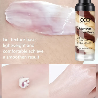 Face Primer 2-Pack with Squalane Pore Minimizer Even Skin Tone, Matte Satin Makeup Base Conceals Imperfections for All Skin Types Women