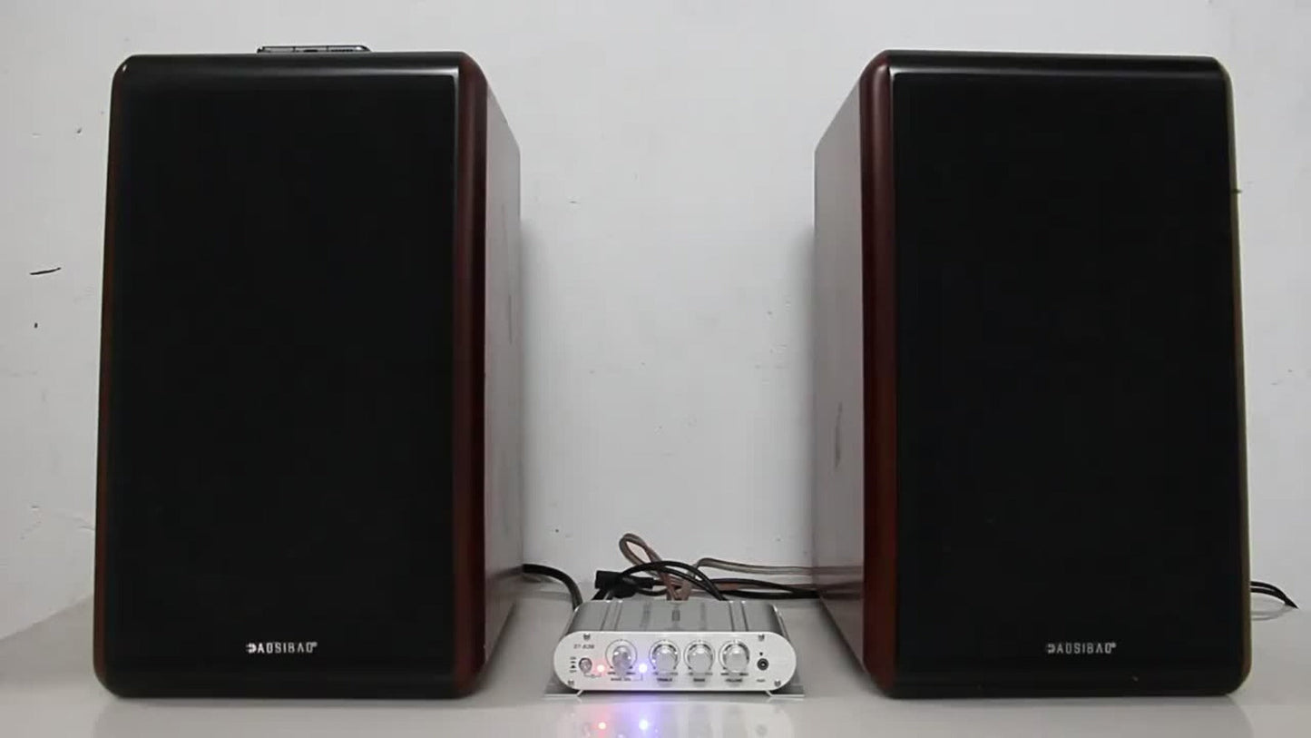 400W Car Audio Amplifier 2.1 Channel 12V Vehicle Sound System Stereo Bass Booster with Aluminum Alloy Housing