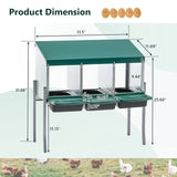 3 Compartment with Legs