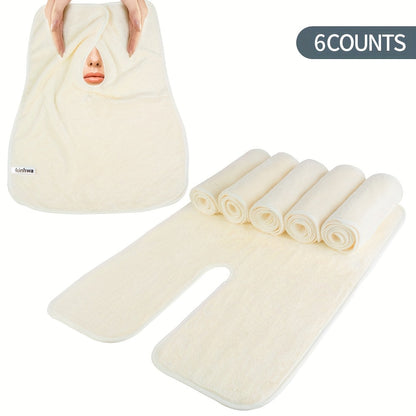 Microfiber Facial Towels 6 Pack, Professional Split-Fiber Esthetician Face Towels for Facials, Mask Removal & Spa