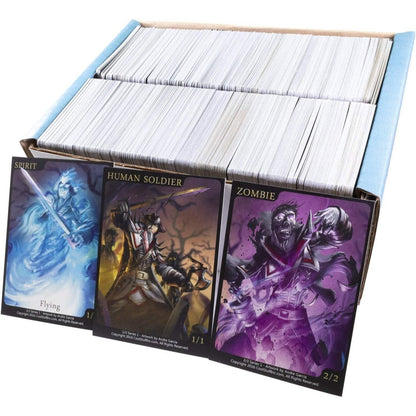 Card Game 1000-Card Assortment with Token Pieces and Included Storage Box for Sorting and Deck Projects