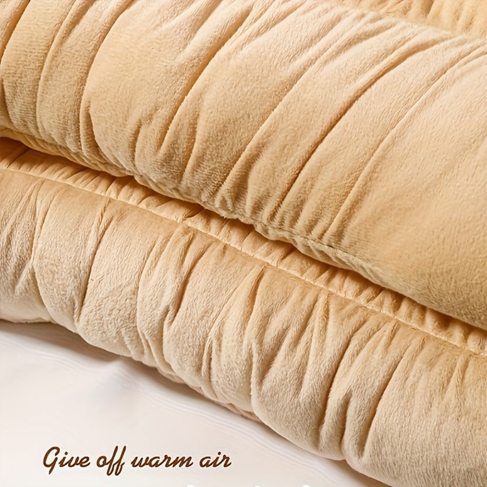 Vest-Style Car Seat Cushion with Connected Backrest and Seat Pad, Memory Foam Fill and Red, Beige or Black Options
