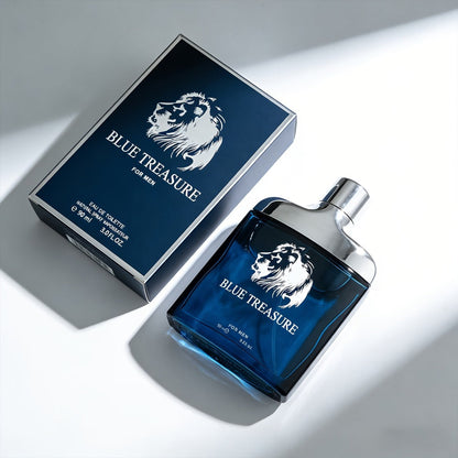 Eau de Parfum Men 90ml Cologne Spray Deep Blue Aquatic Scent Luxury Fragrance for Daily Wear Date Night Holiday Gift for Him 3.04 Fl Oz
