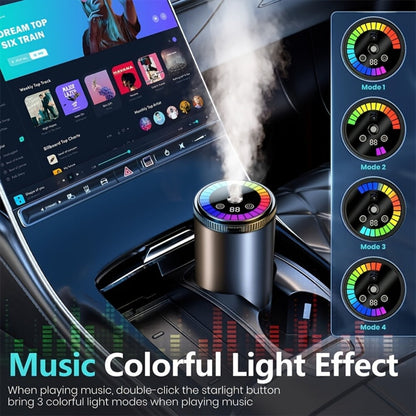 Car Aromatherapy Diffuser with Dynamic Light Show & Starry Sky Mode – Adjustable Scent Intensity, USB Rechargeable, Eliminates Odors