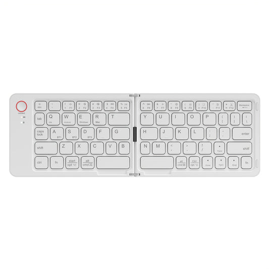 Folding Wireless Keyboard KLZO B023 Dual-Fold Magnetic, Slim Portable Bluetooth Keyboard, Ultra-Long Battery Life