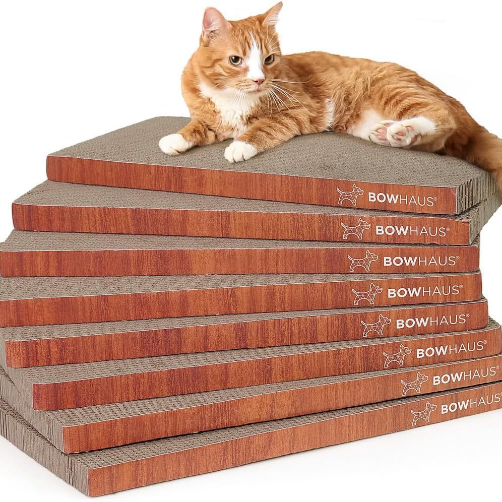 Cat Scratcher Lounger Reversible – Large Cardboard Cat Scratching Pad & Board for Indoor Cats, 5-Layer Durable Construction