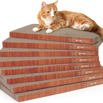 Cat Scratcher Lounger Reversible – Large Cardboard Cat Scratching Pad & Board for Indoor Cats, 5-Layer Durable Construction