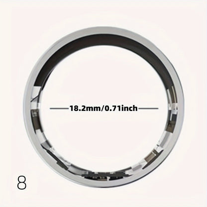Screenless Smart Ring with Charging Case Options, Black, Gold or Silver Finish and Sizes 7–13