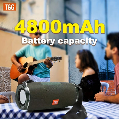 TG187 IPX4 Waterproof Outdoor Bluetooth Speaker | Dual Speakers, 4800mAh Rechargeable Battery, TWS Stereo Pairing