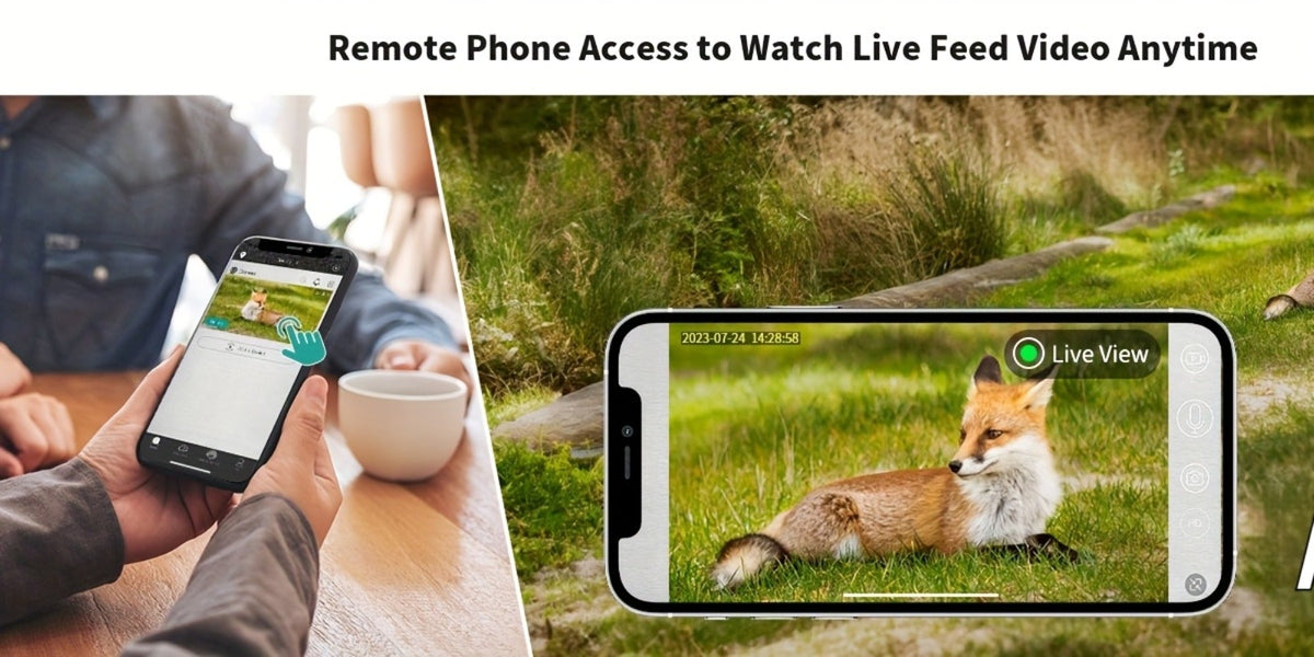 Solar Powered 4G Trail Camera 4K Live View 0.2s Trigger Speed 120° Wide Angle 850nm Night Vision No WiFi Needed Cellular Hunting Wildlife