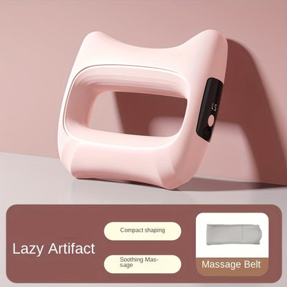 Massage Ring Fascia Massager – Mini Neck Waist & Full Body Muscle Relaxing Ring with Massage Belt, Multi-Function Fitness Relaxation Tool