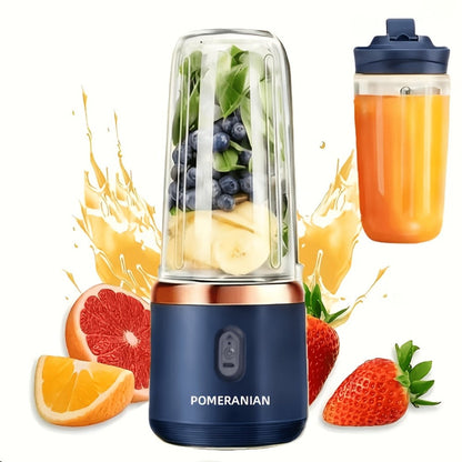 Portable Blender Rechargeable, Mini Personal Juicer for Smoothies, Milkshakes & Juice, USB Charging