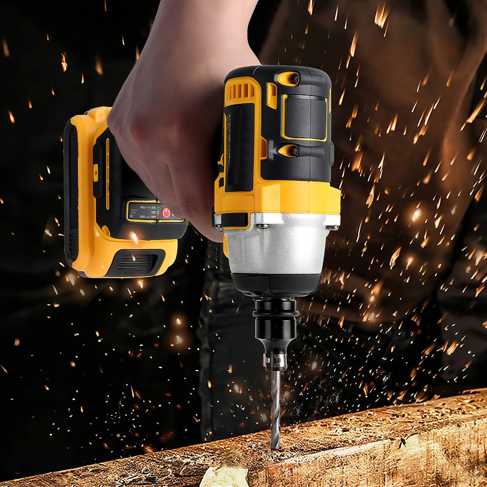 Cordless Impact Wrench 1/2 Inch Brushless, 450N.m 259Ft-lbs High Torque Impact Gun, 3300RPM Variable Speed