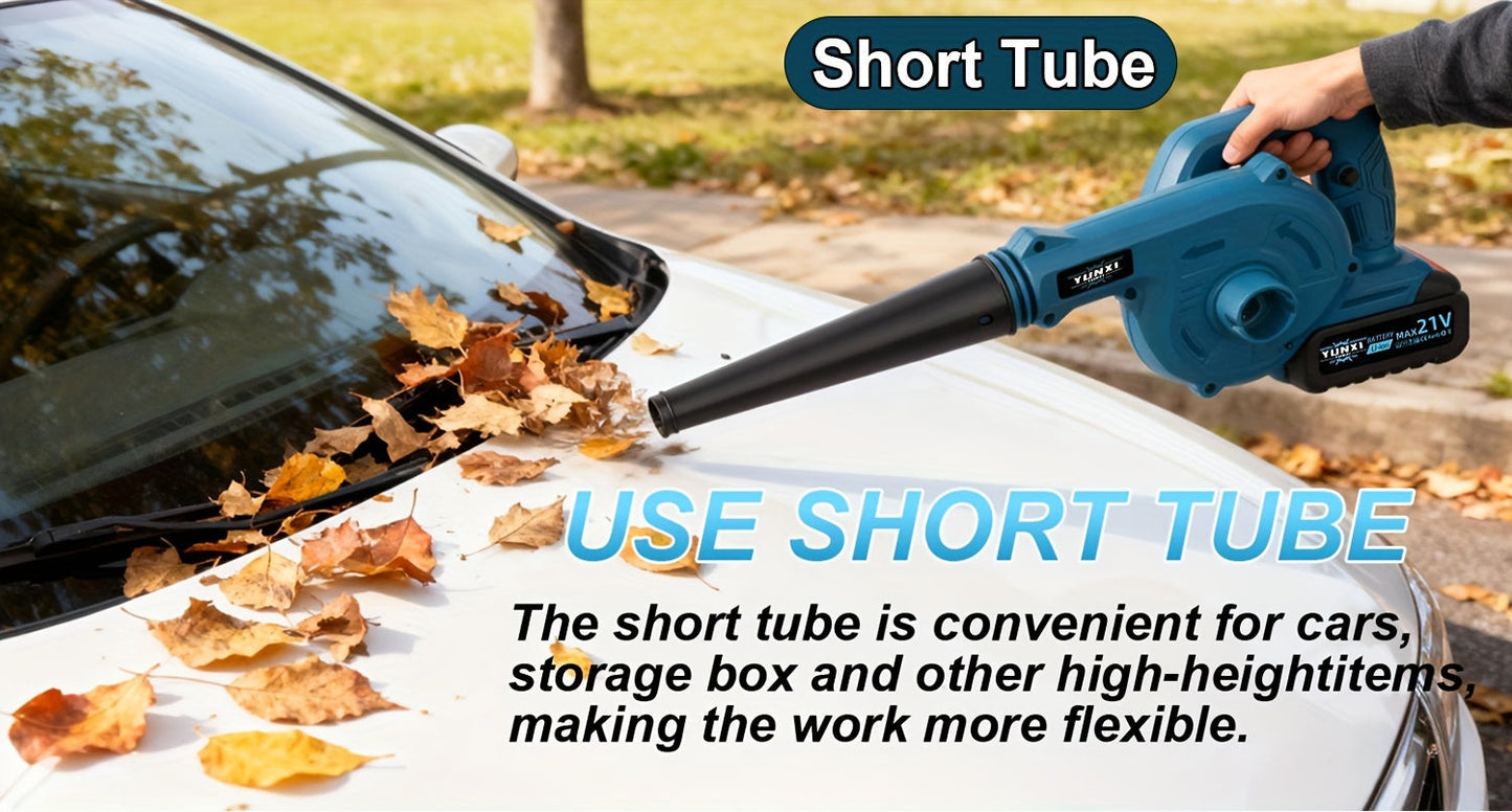 Cordless Leaf Blower, Portable Electric Handheld Blower Lawn Garden Car for Garden, Patio and Yard Use