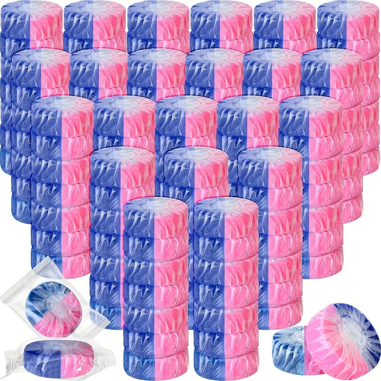 Toilet Bowl Cleaner Tablets 24 Pack, Toilet Tank Cleaning Tablets with Fresh Pine and Lemongrass Scent