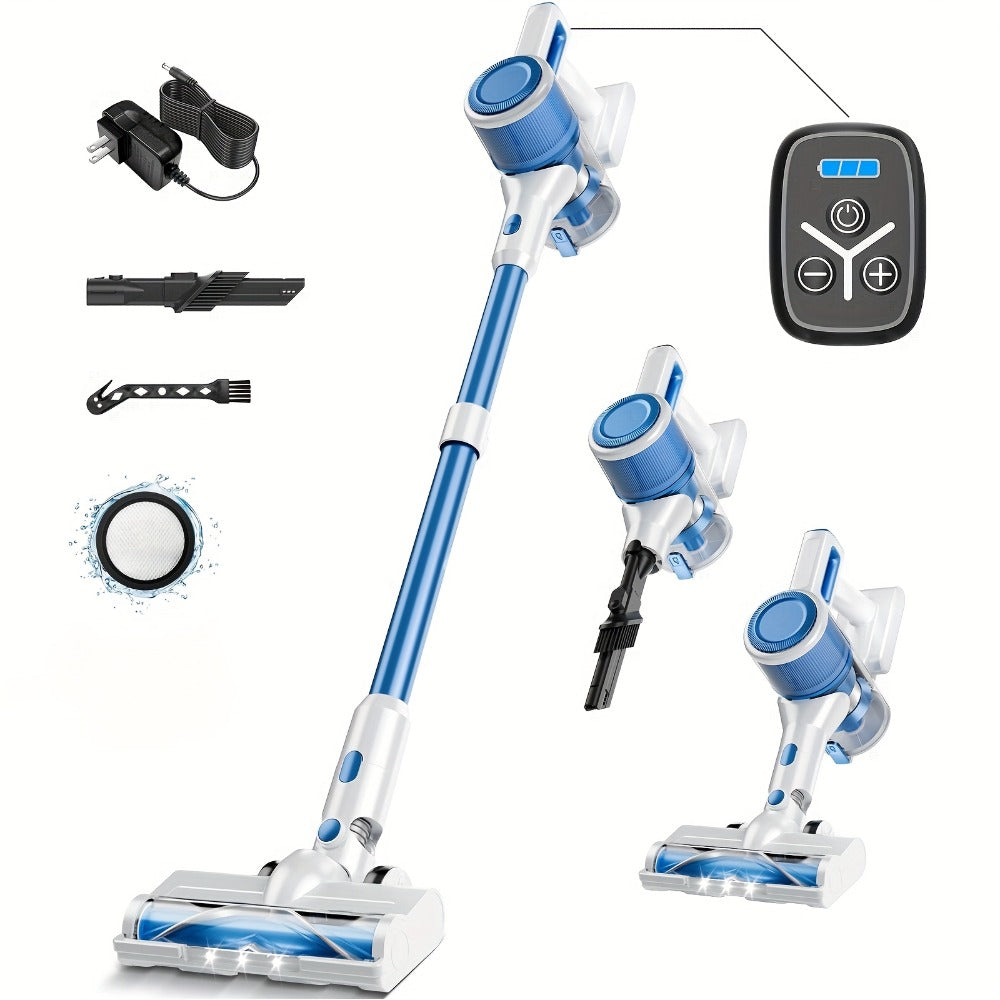 Stick Vacuum Cleaner 70Kpa MAX Suction Cordless & Corded 8-in-1 Handheld Vacuum for Hard Floors, Carpets & Pet Hair