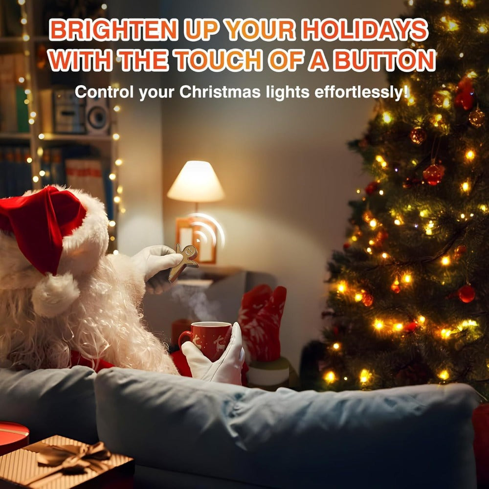 Christmas Tree Remote Control Socket with Built-in Music Function for an Everyday Personal Care Routine