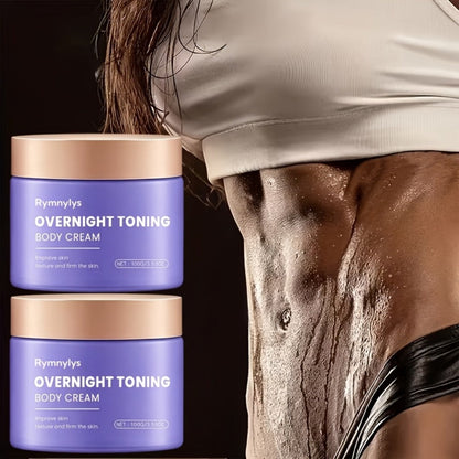 Body Firming Cream Night – Lifting & Tightening with Plant Extracts | 24H Hydration Moisturizer for Abdomen Thighs Buttocks | Sensitive Skin