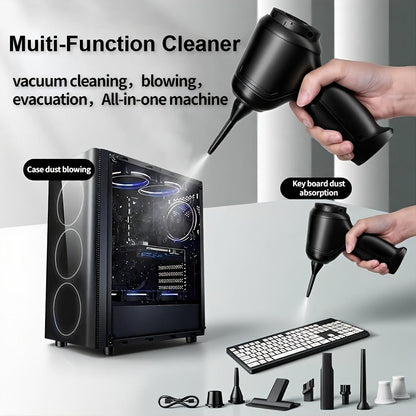 Handheld Vacuum Cleaner 3-in-1 with Suction, Blowing and Air Extraction Modes in Three Colors