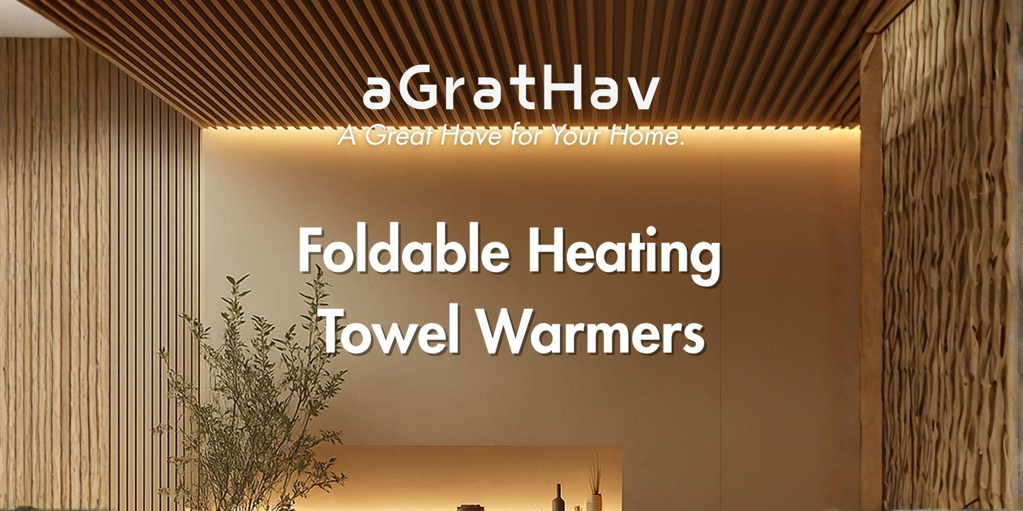 Electric Towel Warmer 35L Large Capacity Foldable Blanket Warmer with Timer & Drying Mode, Fast Heating
