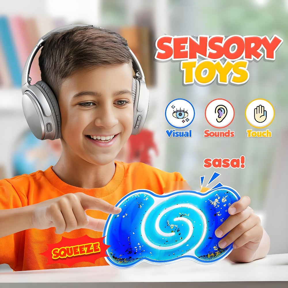 Sensory Squeeze Toys for Kids 8pcs, Stress Fidget Toy Set, Squishy Sensory Pack for Classroom Rewards