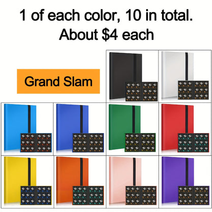 Nine-Pocket Trading Card Binder Bundle with 360-Card Capacity per Binder in Seven-Pack or Ten-Pack Options