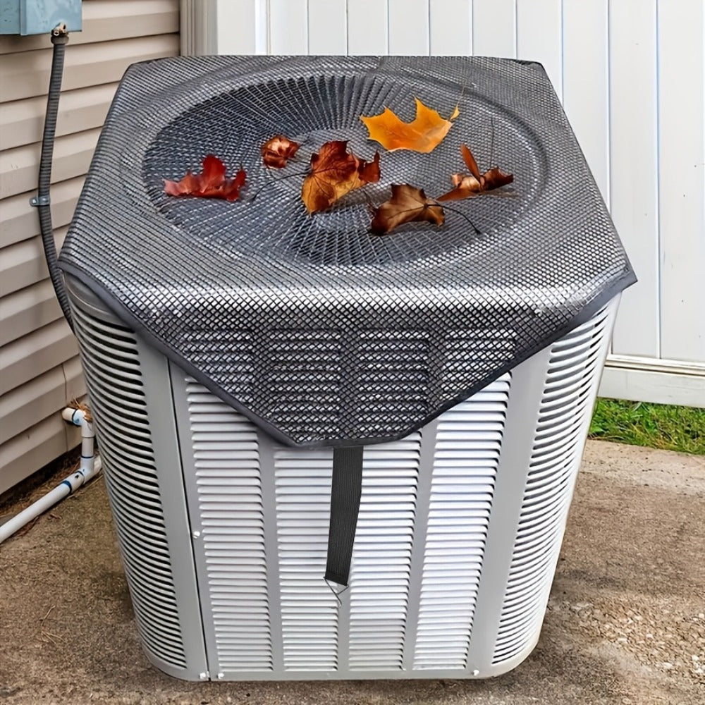 Outdoor AC Cover Premium Waterproof Windproof | Super Durable Air Conditioner Protector with Breathable PVC Mesh Ventilation