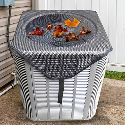 Outdoor AC Cover Premium Waterproof Windproof | Super Durable Air Conditioner Protector with Breathable PVC Mesh Ventilation