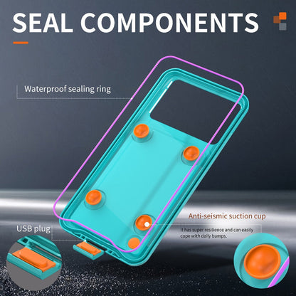 iPhone Case 360° Full Body Shockproof Dustproof Underwater Swimming Surfing Sports Cover for an Everyday Personal Care Routine
