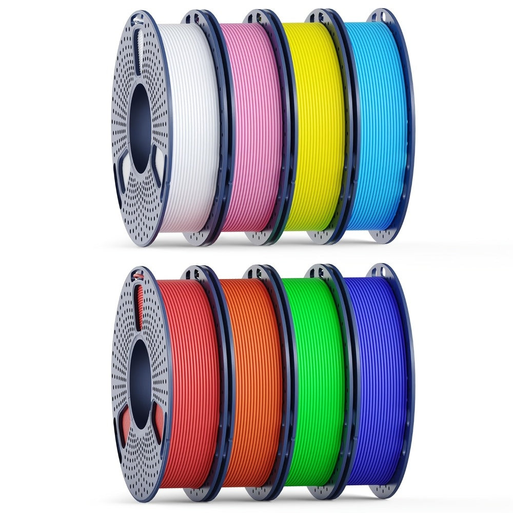 3D Printer Filament SUNLU 1.75mm Eight-Roll 2kg Bundle with PLA, High-Speed PLA, PETG or High-Speed PETG Options