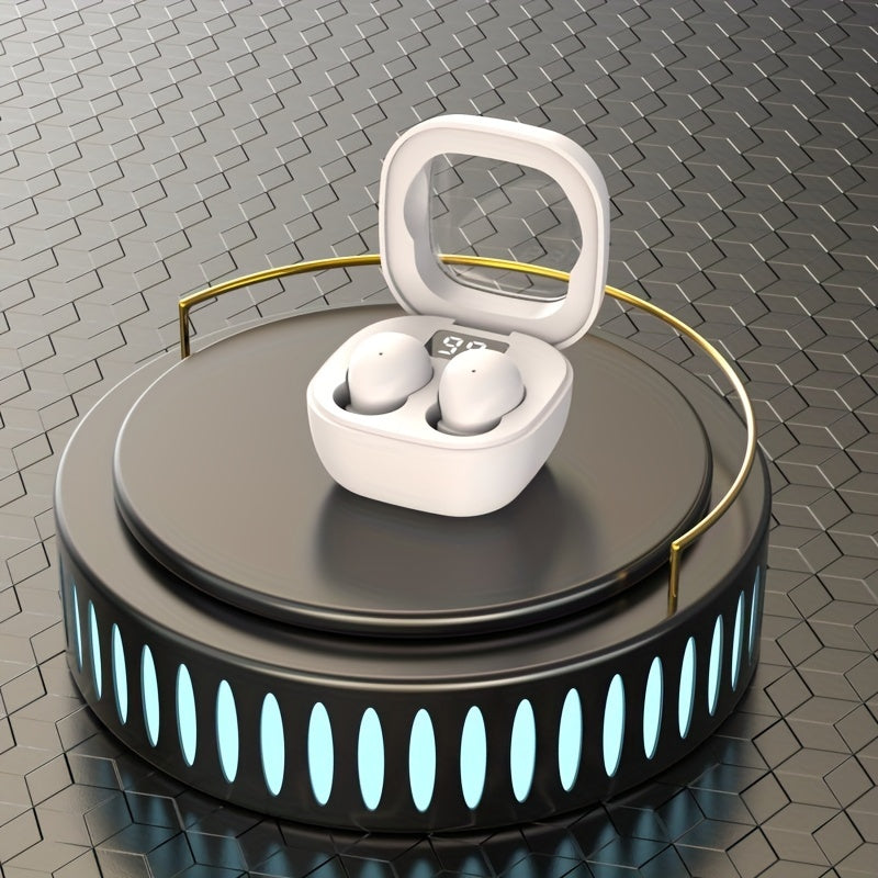 Wireless Earbuds Mini In-Ear Set with Compact Charging Case and Black, Khaki or White Color Choices