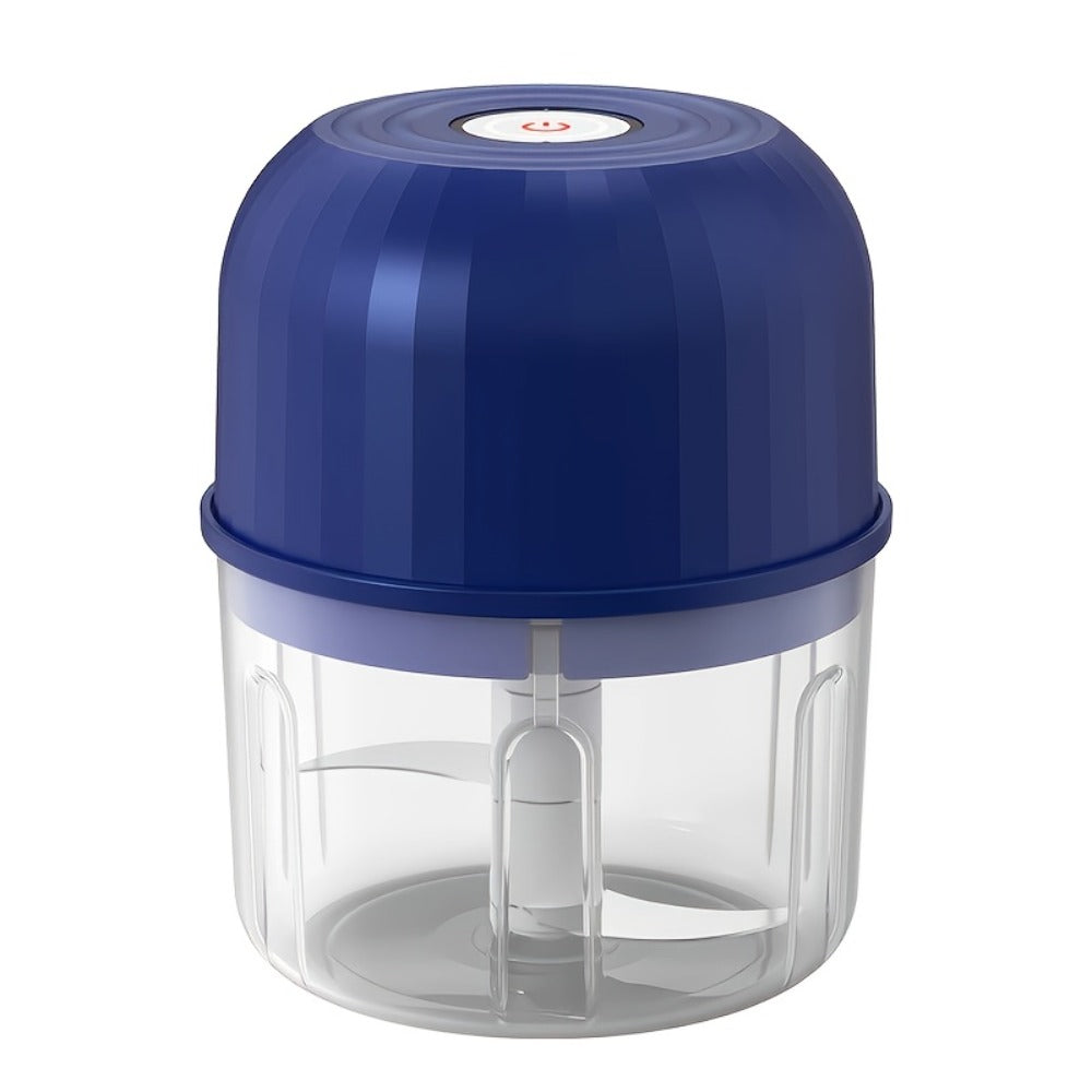 Electric Garlic Chopper & Mini Food Processor, Rechargeable USB Portable Garlic Mincer with 2-Cup Container