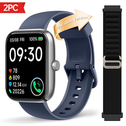 Smartwatch with Alexa Built-in FAWEIO 1.95" Large Display, Wireless Calling, 100+ Sport Modes, Pedometer Heart Rate Sleep Blood