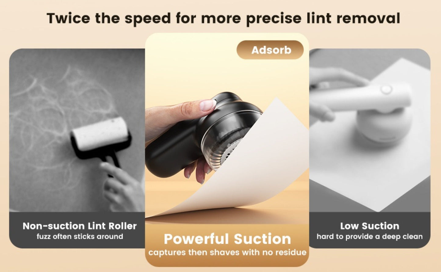Fabric Shaver Lint Remover Rechargeable Electric Sweater Shaver with Digital Display 6-Leaf for Everyday Face, Beard and Body Grooming