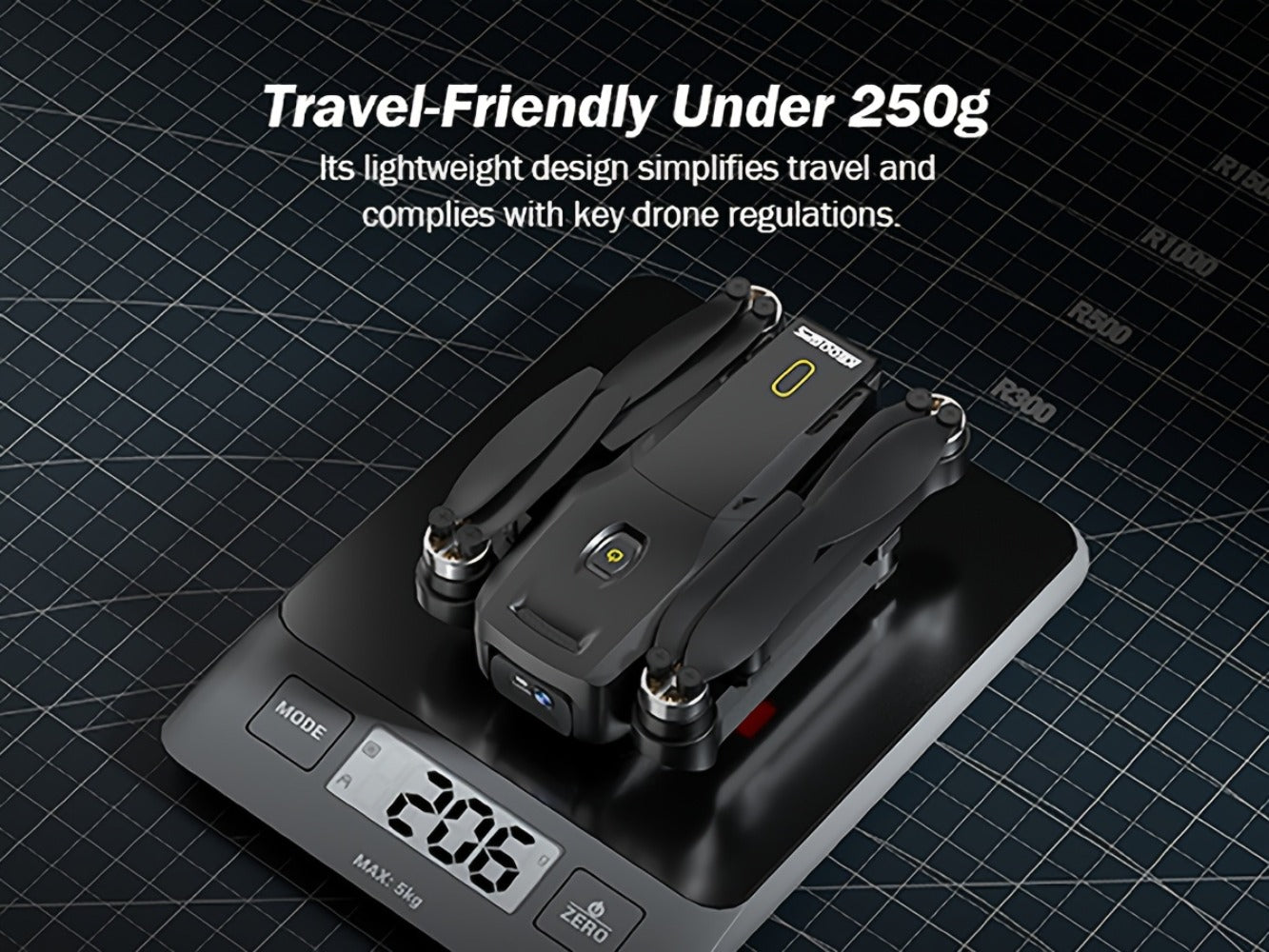 GPS Follow Me Drone Under 250g 4.5 Inch LCD Screen Camera Drone Auto Return with the Listed Color, Size or Set Options for Everyday Use