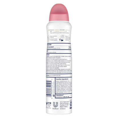 Pomegranate & Lemon Verbena Body Spray for Women Dove Go Fresh 150ml Long Lasting Freshness Quick Dry Invisible No White Marks Non-Sticky